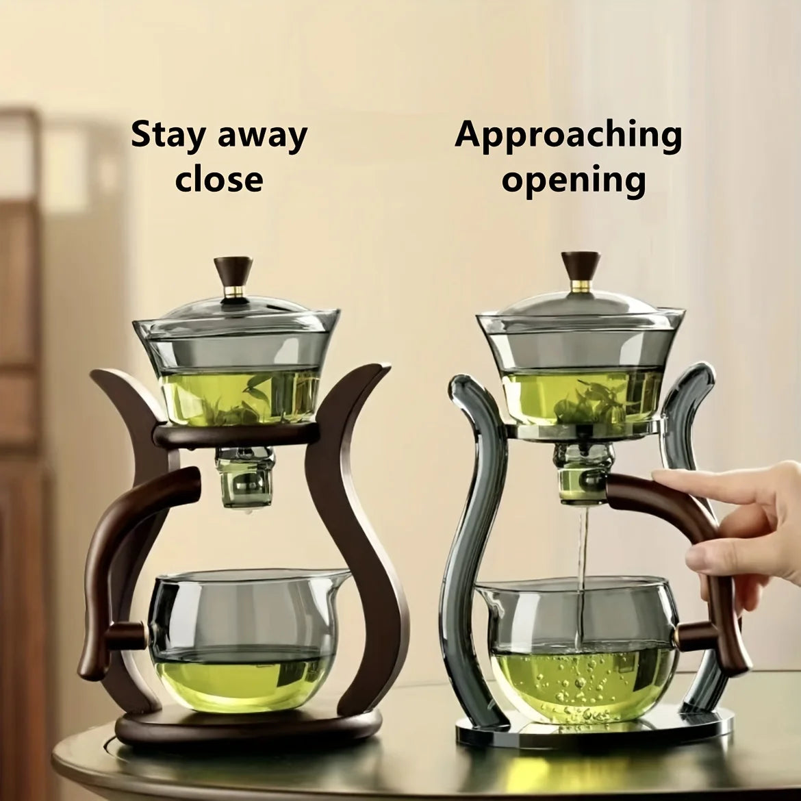 Ceremony That Steeps Stillness – Lazy Kung Fu Glass Tea Set