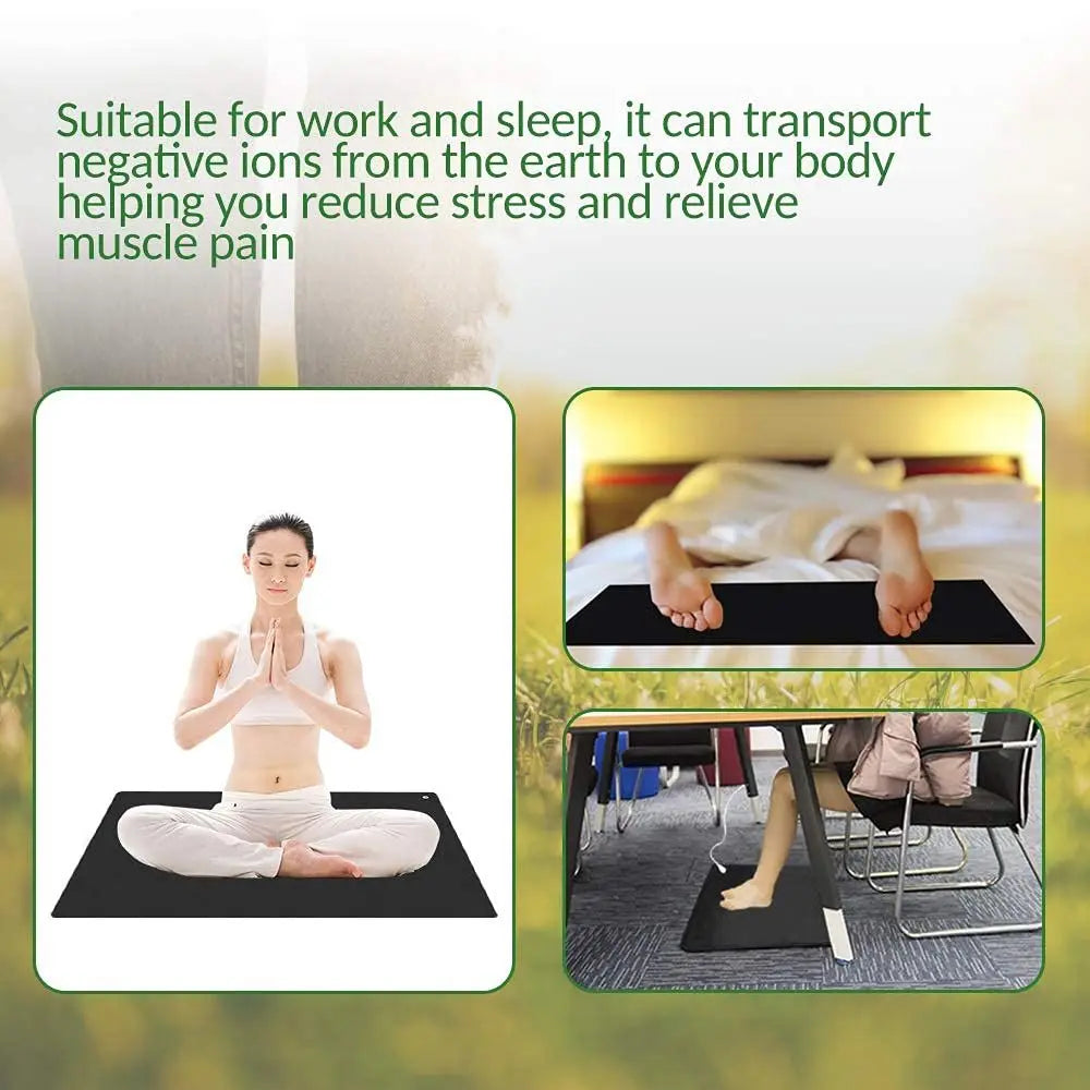 Grounded While You Rest – 90x60cm Grounding Mat