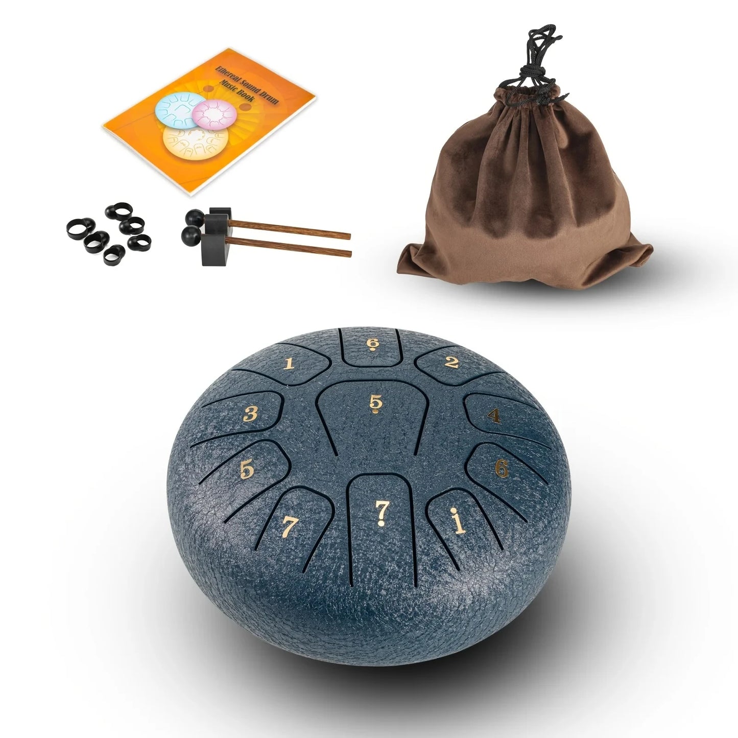 Let the Sound Hold You Miwayer 6" Steel Tongue Drum Gift Set