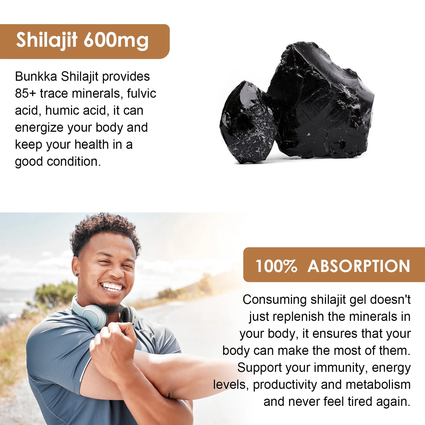 The Earth That Restores – Organic Himalayan Shilajit Resin