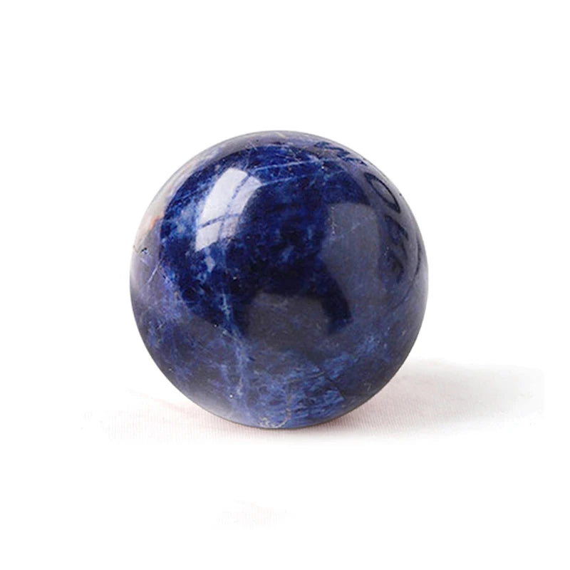 What the Earth Remembers – 30mm Crystal Sphere with Wooden Stand