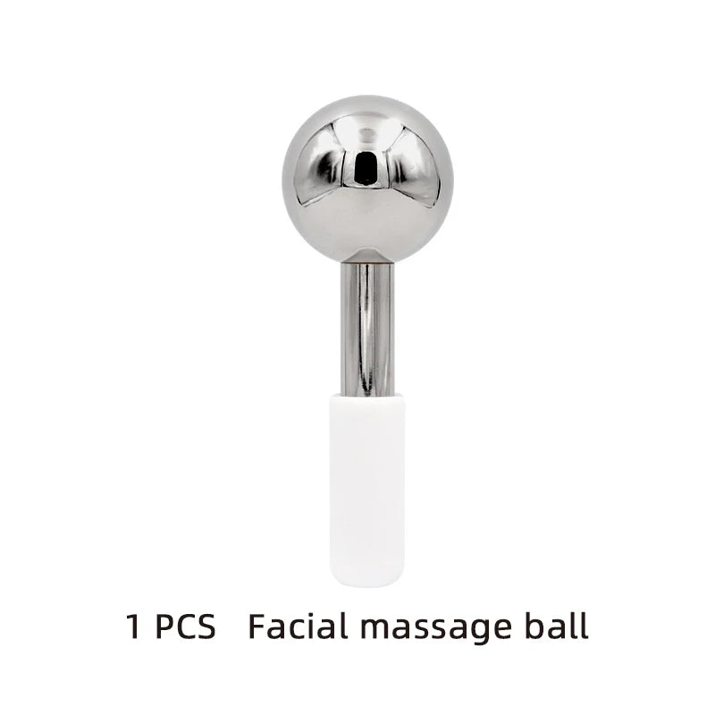 The Calm That Holds – Rose Gold Ice Globes for Skin & Stress