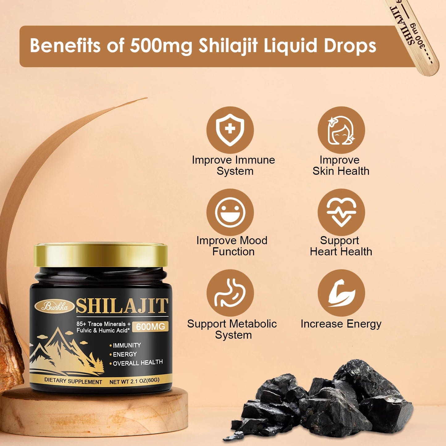 The Earth That Restores – Organic Himalayan Shilajit Resin