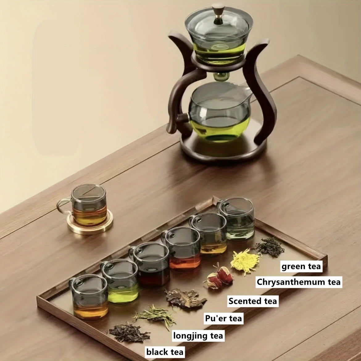Ceremony That Steeps Stillness – Lazy Kung Fu Glass Tea Set