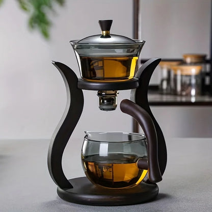 Ceremony That Steeps Stillness – Lazy Kung Fu Glass Tea Set
