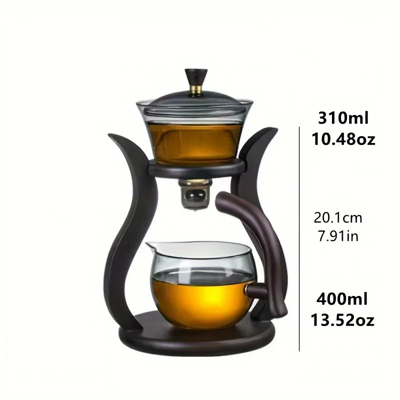 Ceremony That Steeps Stillness – Lazy Kung Fu Glass Tea Set