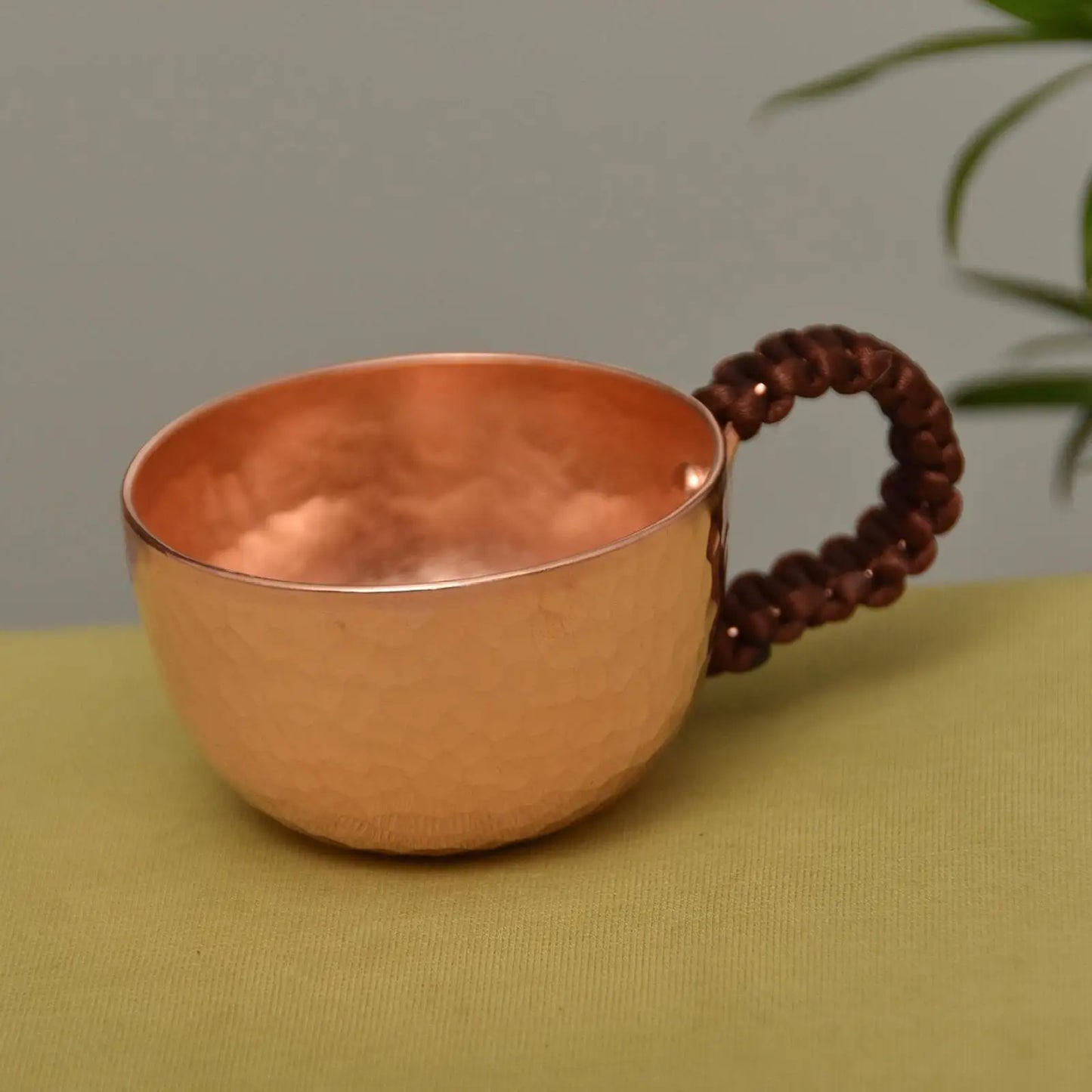 Sip What Grounds You – Pure Copper Tea Cup (70ml)