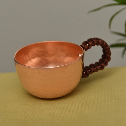 Sip What Grounds You – Pure Copper Tea Cup (70ml)