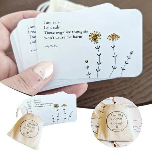 The Words That Soothe - Anxiety Relief Pocket Card Set