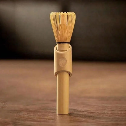 The Sacred Stir — Golden Bamboo Matcha Whisk