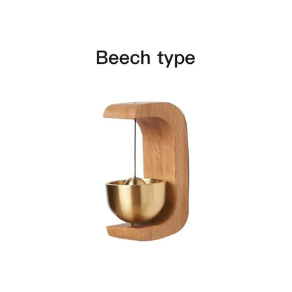 The Sound That Calls You Back – Walnut & Copper Door Bell Ornament
