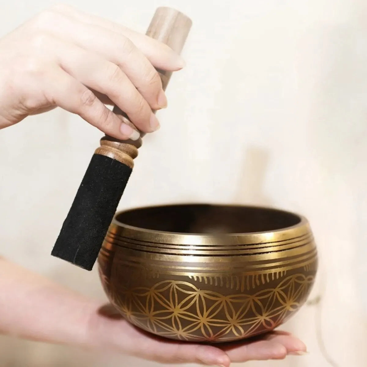 Let the Sound See You – 3.5" Miwayer Tibetan Singing Bowl Set