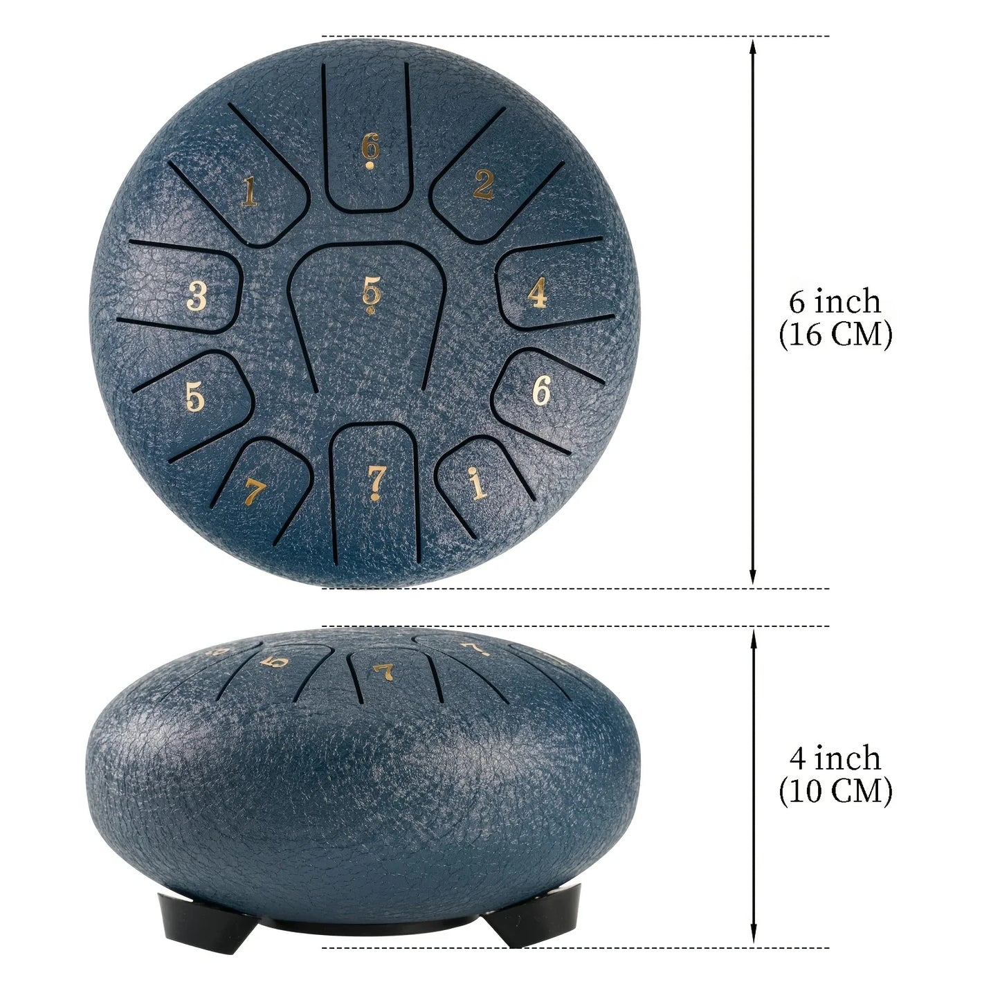 Let the Sound Hold You Miwayer 6" Steel Tongue Drum Gift Set