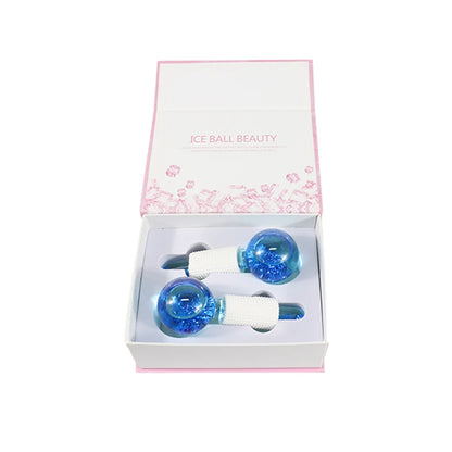 The Calm That Holds – Rose Gold Ice Globes for Skin & Stress