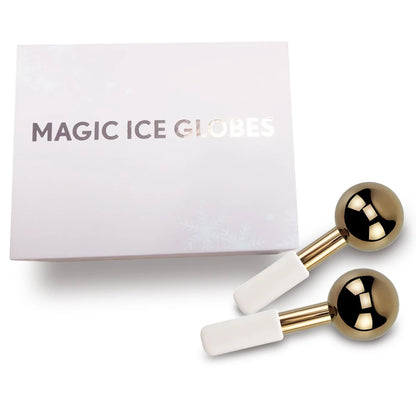 The Calm That Holds – Rose Gold Ice Globes for Skin & Stress