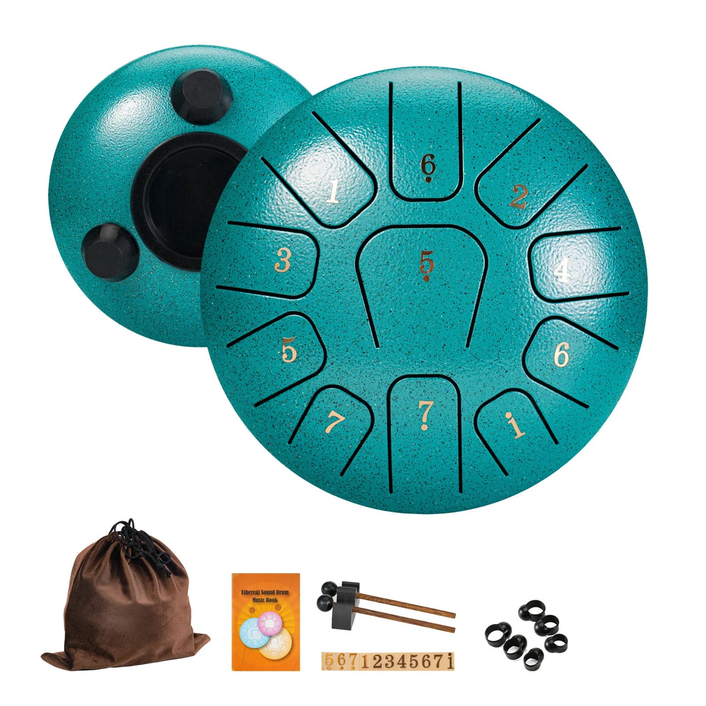 Let the Sound Hold You Miwayer 6" Steel Tongue Drum Gift Set