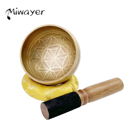 Let the Sound See You – 3.5" Miwayer Tibetan Singing Bowl Set