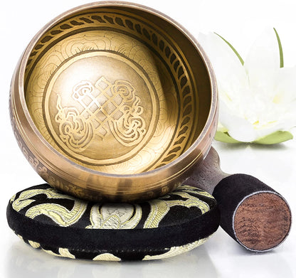 Let the Sound See You – 3.5" Miwayer Tibetan Singing Bowl Set