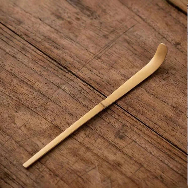 The Sacred Stir — Golden Bamboo Matcha Whisk