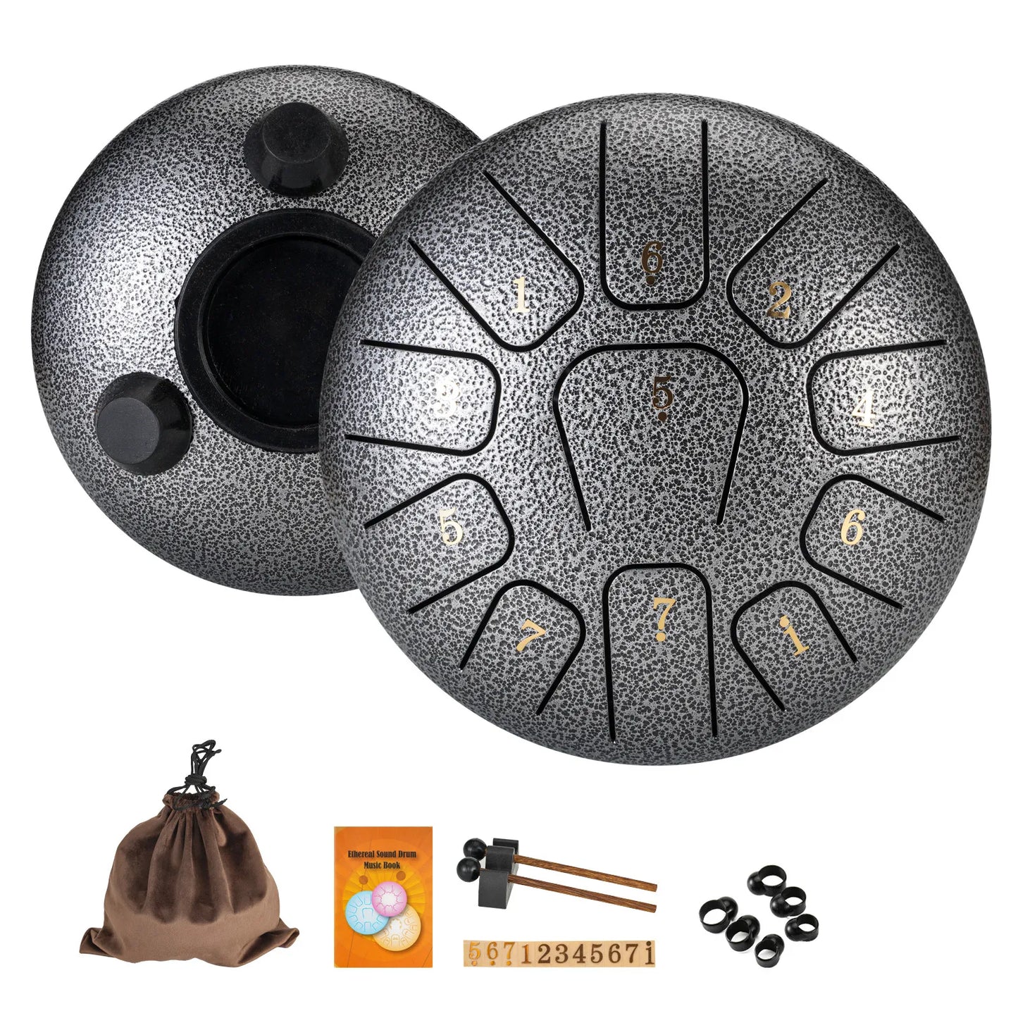 Let the Sound Hold You Miwayer 6" Steel Tongue Drum Gift Set