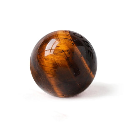 What the Earth Remembers – 30mm Crystal Sphere with Wooden Stand