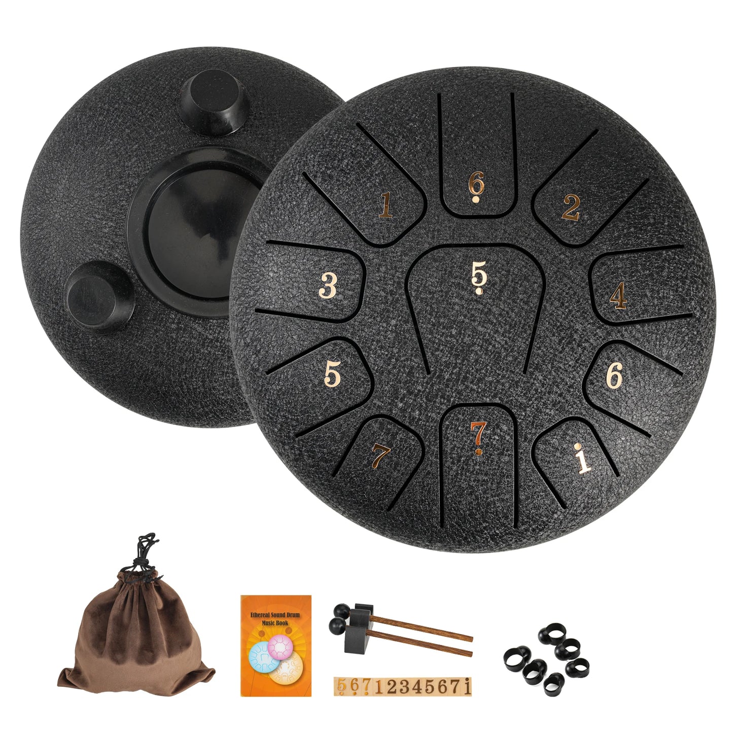 Let the Sound Hold You Miwayer 6" Steel Tongue Drum Gift Set