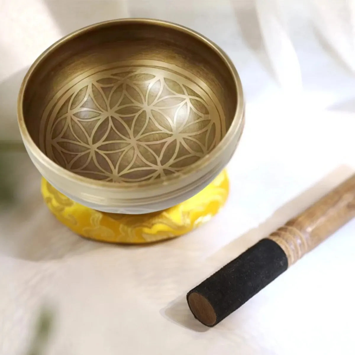 Let the Sound See You – 3.5" Miwayer Tibetan Singing Bowl Set