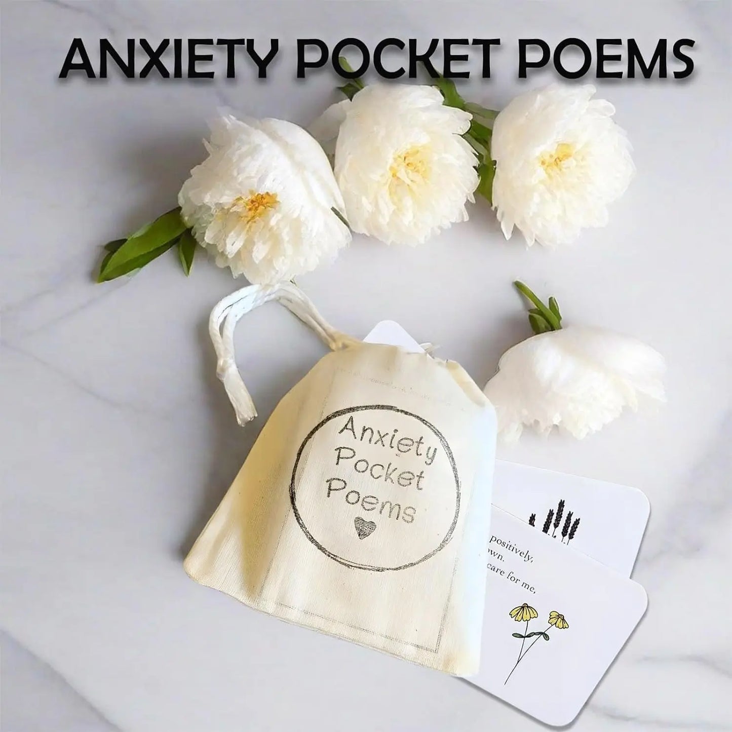 The Words That Soothe - Anxiety Relief Pocket Card Set