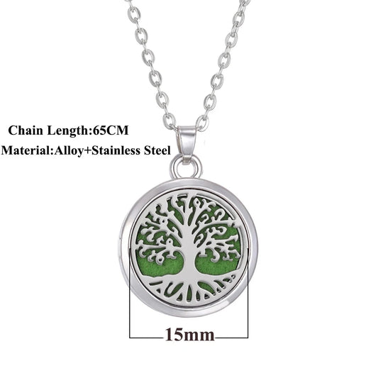 Wear Your Calm. Carry Your Roots. – Tree of Life Diffuser Necklace