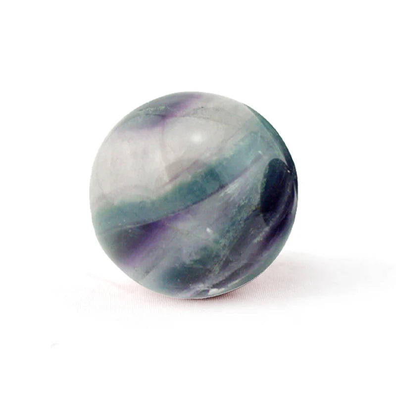 What the Earth Remembers – 30mm Crystal Sphere with Wooden Stand