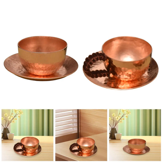 Sip What Grounds You – Pure Copper Tea Cup (70ml)
